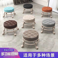Rolling Stool with Wheels for Kids and Adults, Multi-functional Low Stool with Soft Seat Cushion