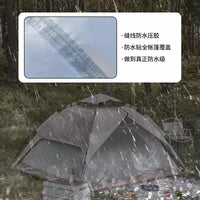 Automatic Pop-Up Camping Tent for 2-4 People - Portable, Waterproof, UV Protection