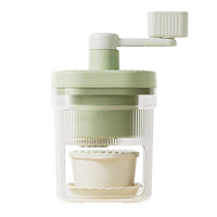 Manual Ice Shaver Machine for Home Use, Portable Hand-Crank Ice Crusher for Shaved Ice and Slushies