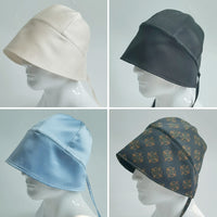 Summer Silk Fisherman Hat for Women, Windproof Sun Protection UV-Resistant Bucket Hat for Outdoor Activities