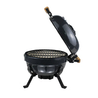 12-inch Ceramic Mini Portable BBQ Grill for Outdoor Picnics and Home Use