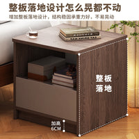 Nightstand for Bedroom, Modern Simple Bedside Table with Storage, Hotel & Home Use