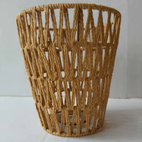 Handwoven Wabi-Sabi Rattan Lampshade for Restaurant Cafe Teahouse Decor