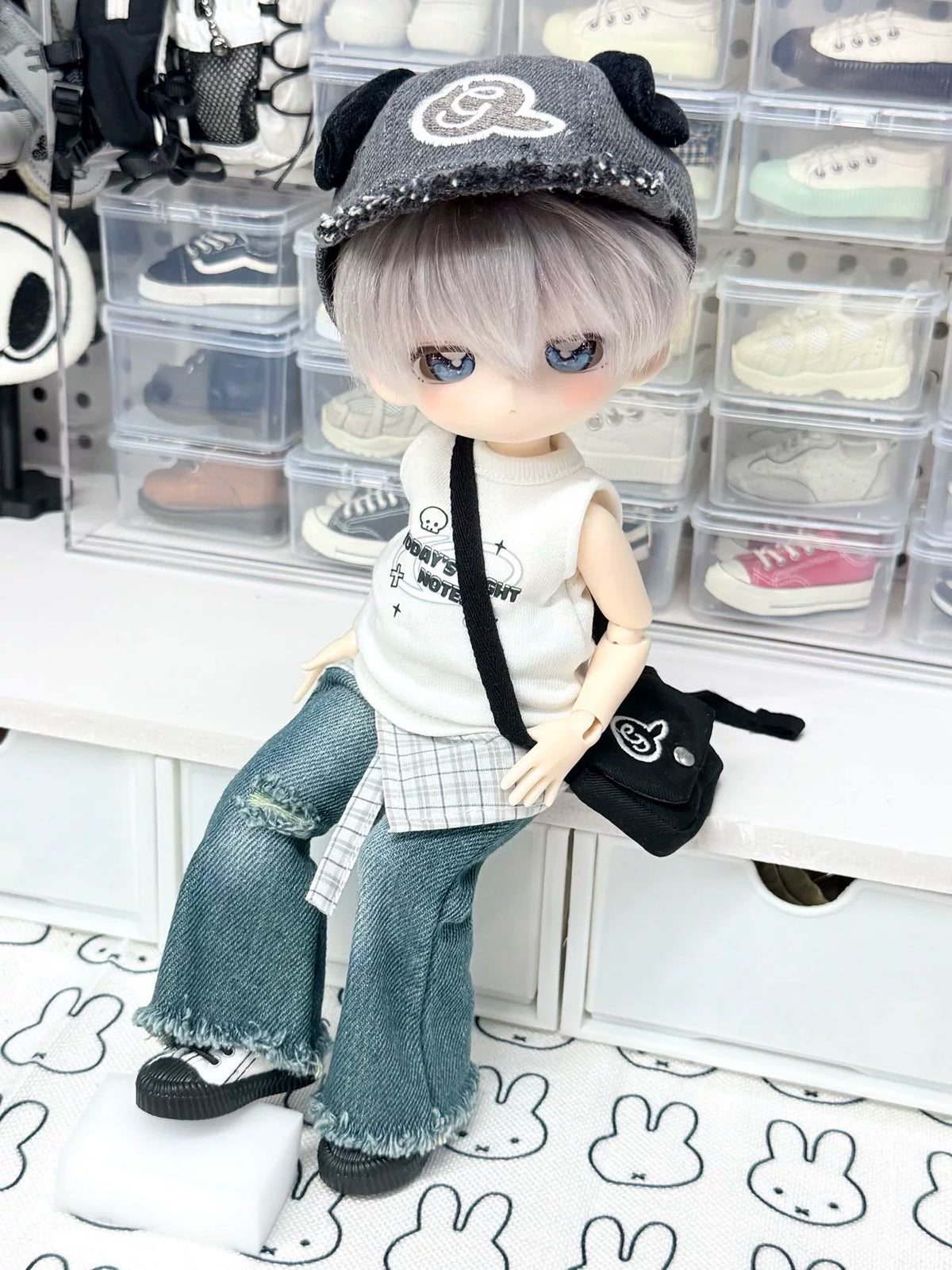 Fantasy Lab Puppy Vaporwave BJD Doll Clothes CD2 Pattern Four-Point Set