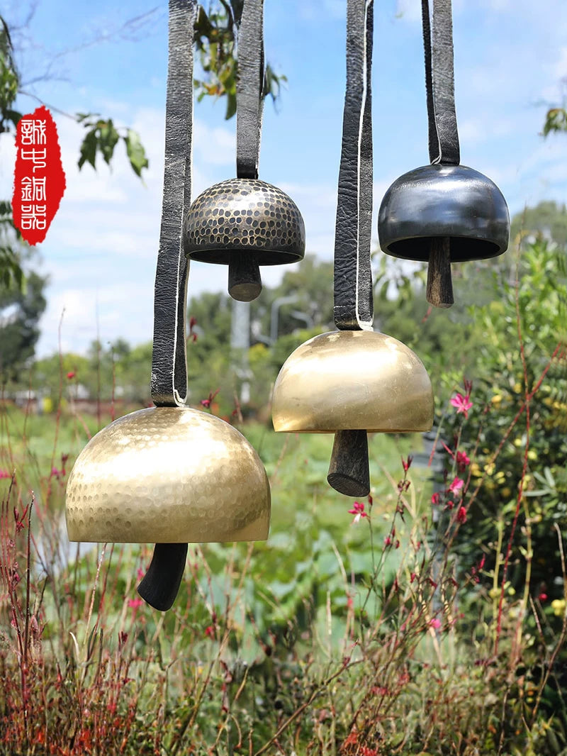 Handmade Brass Camel Bell Wind Chime for Garden and Home Decor
