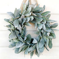 Artificial Peony Wreath, Christmas Decorative Vine Wreath, Wall Decor