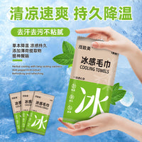 Cooling Mint Ice Towel for Outdoor Sports and Heatstroke Prevention