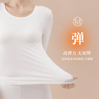 Women's Modal Thermal Underwear Set Plus Size Slim Fit Base Layer for Autumn/Winter