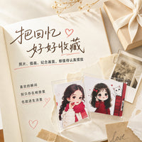 Acrylic Magnetic Photo Frame, Transparent Double-Sided Desktop Display, Horizontal and Vertical Use