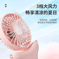 Foldable Handheld Fan, Ultra-Long Battery Life, Quiet Portable Neck Fan for Travel and Outdoor Use