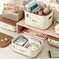 Cute Cartoon Storage Box with Lid for Snacks, Toys, and Home Organization