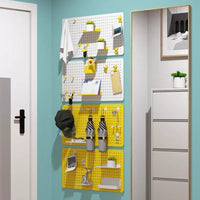 Metal Pegboard Storage Panel for Cabinets and Tool Organization