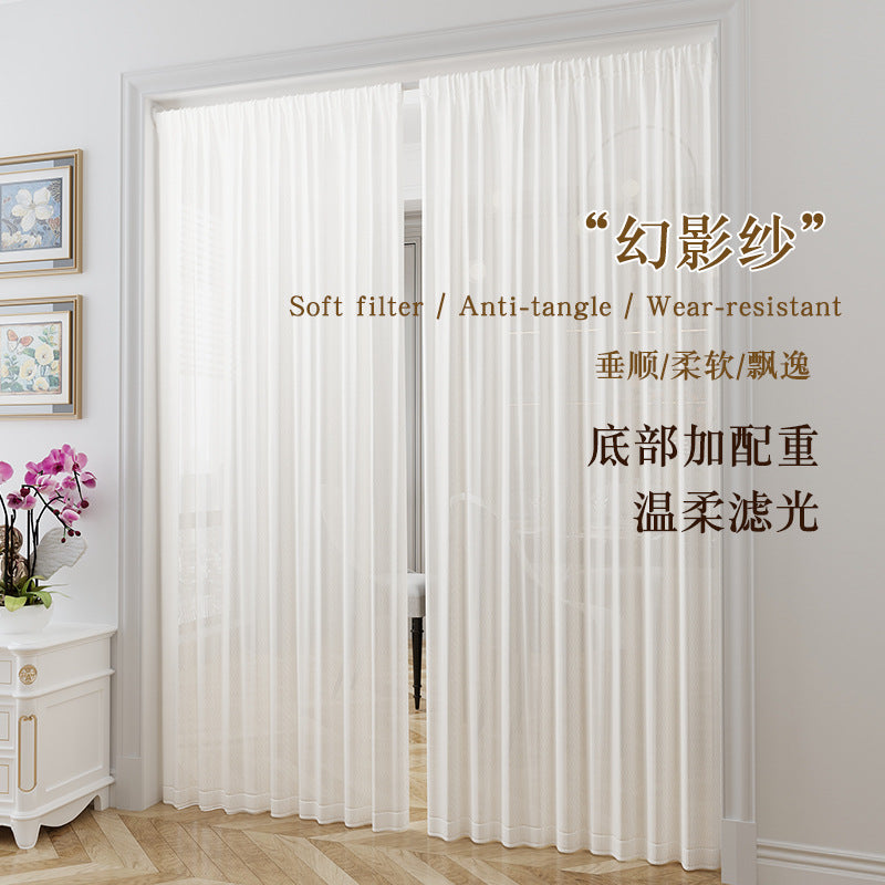 Sheer Privacy Mosquito Net Curtain for Doors and Windows