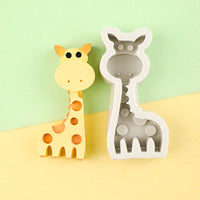Cartoon Animal Dinosaur Silicone Mold for Fondant Clay Soap Candle Making