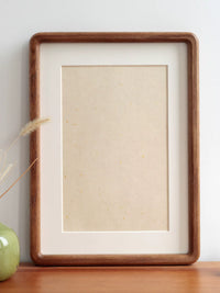 DIY Baby Handprint Footprint Photo Frame Kit with Solid Wood Frame and Xuan Paper