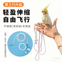 Bird Harness Leash for Outdoor Training and Flying - Adjustable and Escape-Proof