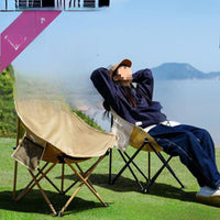 Portable Folding Camping Chair with Backrest for Outdoor Fishing and Director Activities