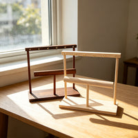 Solid Wood Jewelry Organizer Stand for Necklaces, Bracelets, and Accessories
