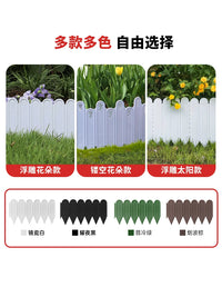Decorative Garden Fence Edging for Flower Beds and Lawns