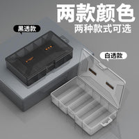 Portable Fishing Tackle Box with 5 Compartments for Lures, Hooks, and Accessories