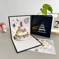 3D Pop-Up Musical Birthday Card with LED Light for Couples, Friends, and Family