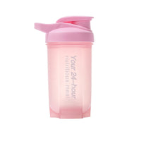 Fitness Shaker Bottle with Scale, Protein Powder Mixer Cup, Portable Outdoor Water Bottle