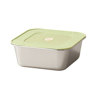304 Stainless Steel Food Storage Containers with Lids for Refrigerator and Freezer, Ice Cream Freezer Box