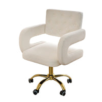 Adjustable Hydraulic Barber Chair for Salon, Hairdressing, Perming, Dyeing, Eyelash, and Makeup