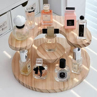 Desktop Cosmetic Storage Organizer Perfume Display Stand Tiered Tray for Skincare Products