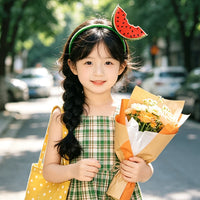 Funny Watermelon Headband for Kids and Adults - Fruit Hair Accessory for Parties, Performances, and Photo Props