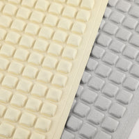 3D Embossed Neoprene Fabric Sheet with Small Square Pattern, EVA Composite Stretch Knit Lycra
