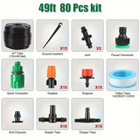 DIY Drip Irrigation Kit Automatic Plant Watering System for Balcony Garden Pots
