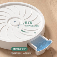 Adjustable Rectangular Plant Pot Mover with Water Tray and Wheels