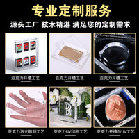 Acrylic Magnetic Photo Frame Double-Sided Display for 4x6, 5x7, 8x10 Inch Photos