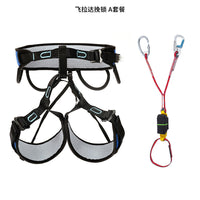 Haoxin Half Body Climbing Harness for Outdoor Rock Climbing and Rappelling