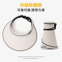 Women's UV Protection Sun Visor Hat with Wide Brim for Outdoor Cycling