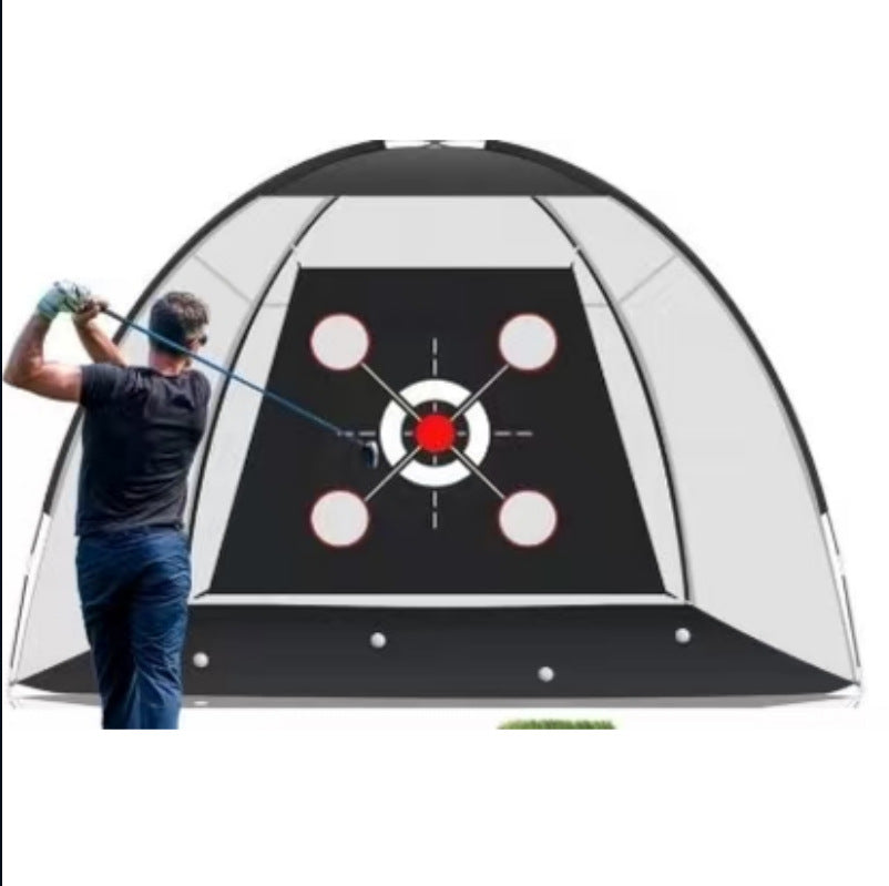Portable Golf Hitting Net with Mat and Balls for Indoor/Outdoor Practice