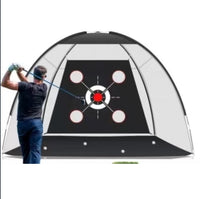 Portable Golf Hitting Net with Mat and Balls for Indoor/Outdoor Practice