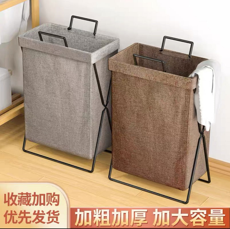 Foldable Laundry Hamper with Lid for Clothes Storage