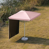 Portable Outdoor Sunshade Umbrella with Windproof Base for Camping and Stalls
