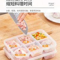 Japanese Imported Freezer Food Storage Containers with Dividers for Meat and Baby Food Prep