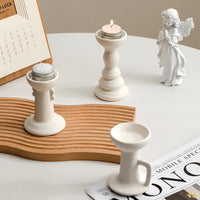 Nordic Ceramic Candle Holder for Home Decor and Ambiance