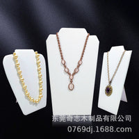 Foldable Velvet Necklace Display Stand Jewelry Mannequin Bust Holder with Earring Holes