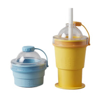Foldable Ice Ball Maker Cup, Sealed Ice Cube Mold Water Bottle, DIY Ice Ball Portable Tumbler