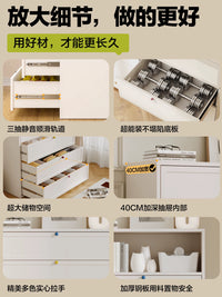 Metal Chest of Drawers with Multiple Layers for Bedroom Storage, 40cm Wide