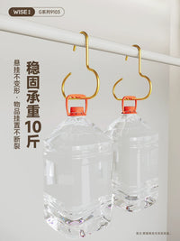 Multifunctional Aluminum Alloy Hanger Hooks for Bags, Hats, Scarves, and Ties - 2 Pack