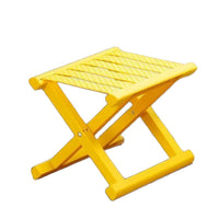 Portable Thickened Folding Stool for Adults and Kids - Plastic Collapsible Storage Stool for Fishing and Home Use