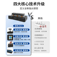 Mini Custom Macro Mechanical Keyboard with Transparent Keycap for Gaming and Office