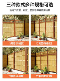 Outdoor Garden Privacy Fence Bamboo Screen Panel for Yard Decoration and Partition
