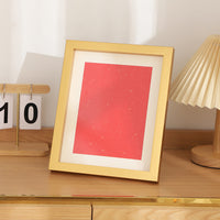 New Chinese Style DIY Photo Frame with Mat Board for Calligraphy and Children's Artwork Display